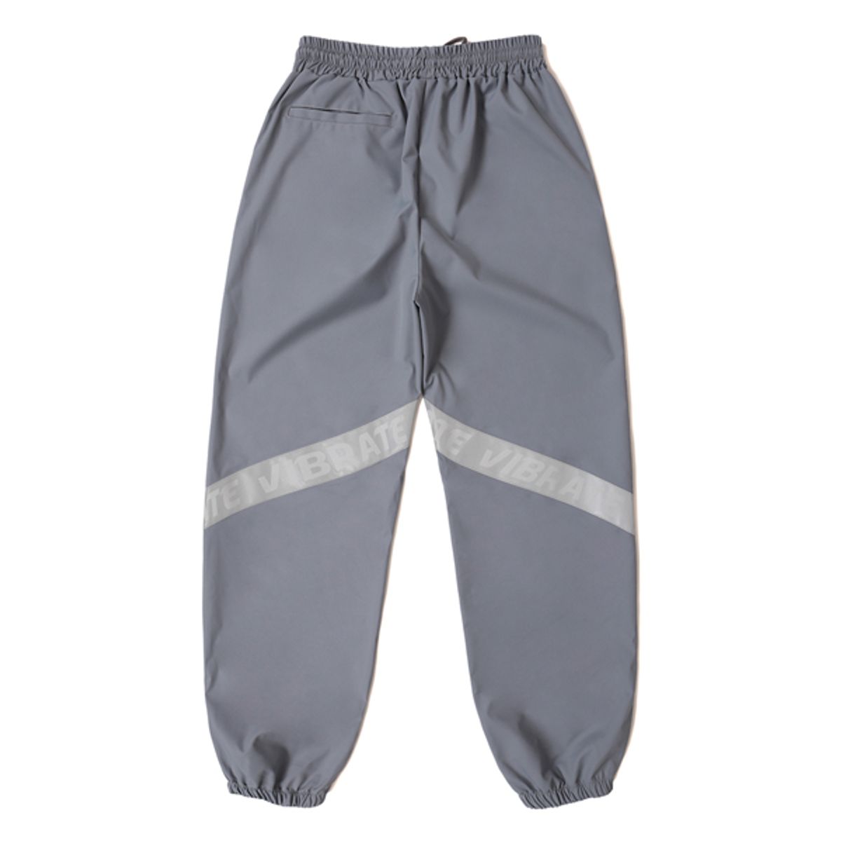 바이브레이트(VIBRATE) REFLEX TAPE JOGGER PANTS (GRAY)