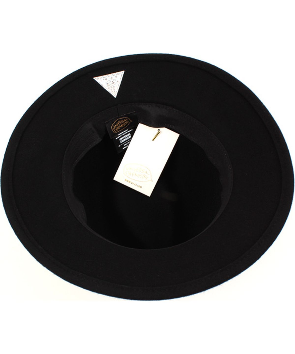 유니버셜 케미스트리(UNIVERSAL CHEMISTRY) Black Metal Line Short Fedora 숏페도라