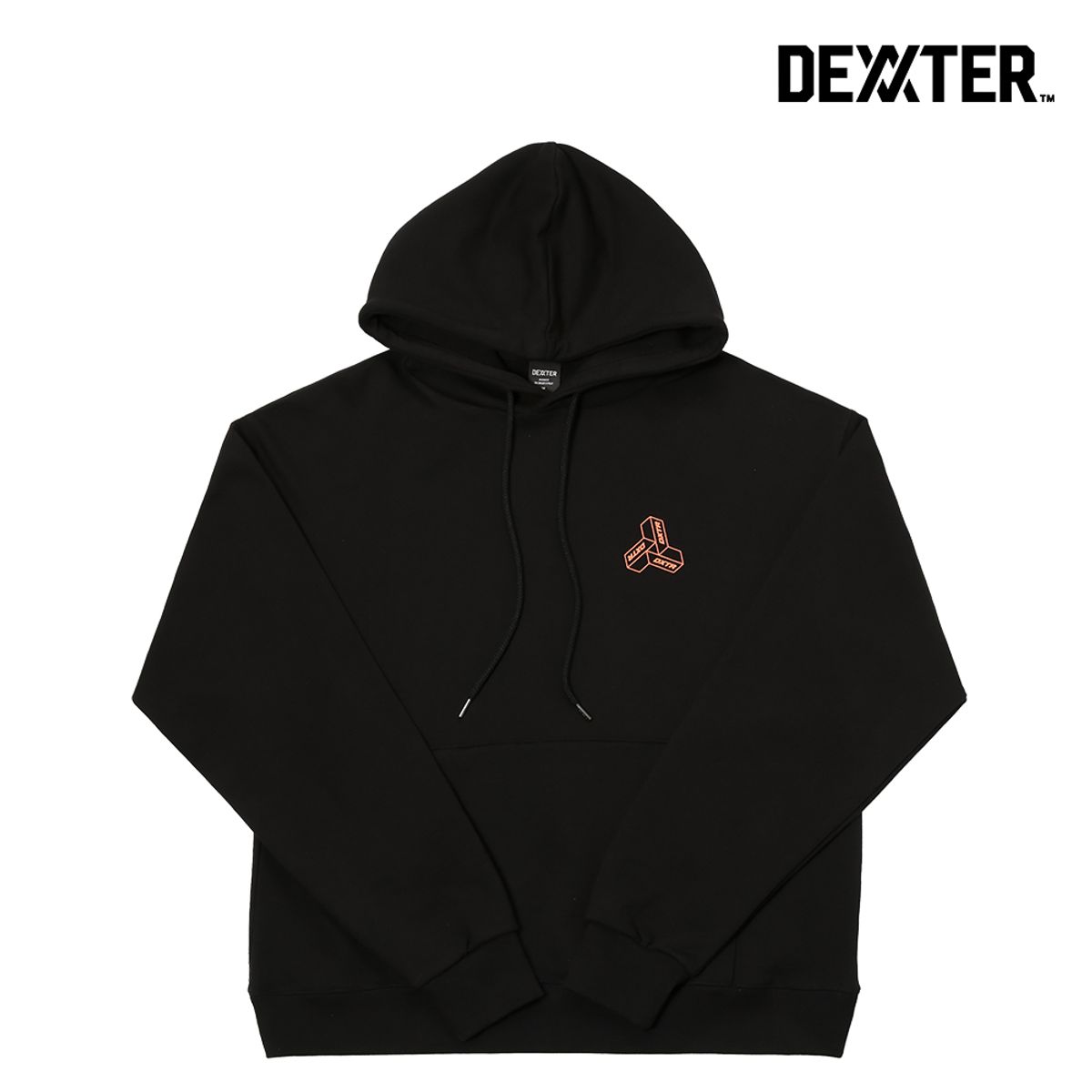 댁스터(DEXXTER) 3TYPE ORANGE HOODIE(BK)