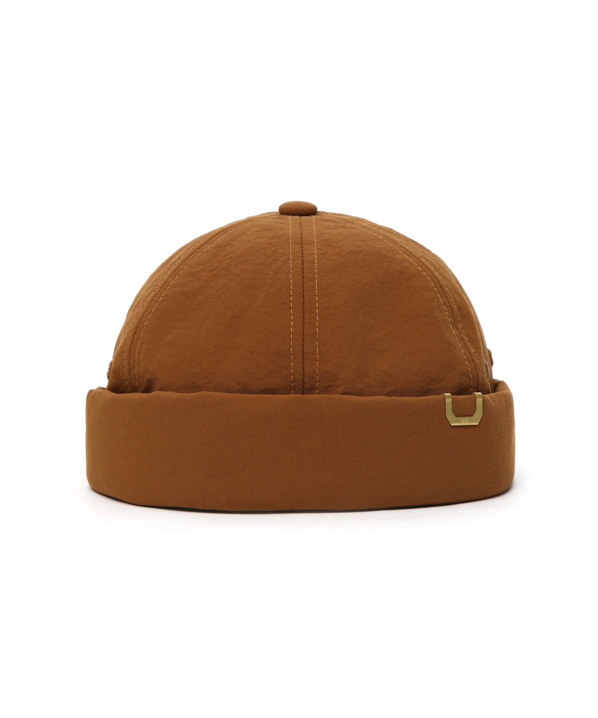언더컨트롤 스튜디오(UNDERCONTROL STUDIO) 브림리스캡 HALF MOON / WASHED OX NYLON / RED BROWN