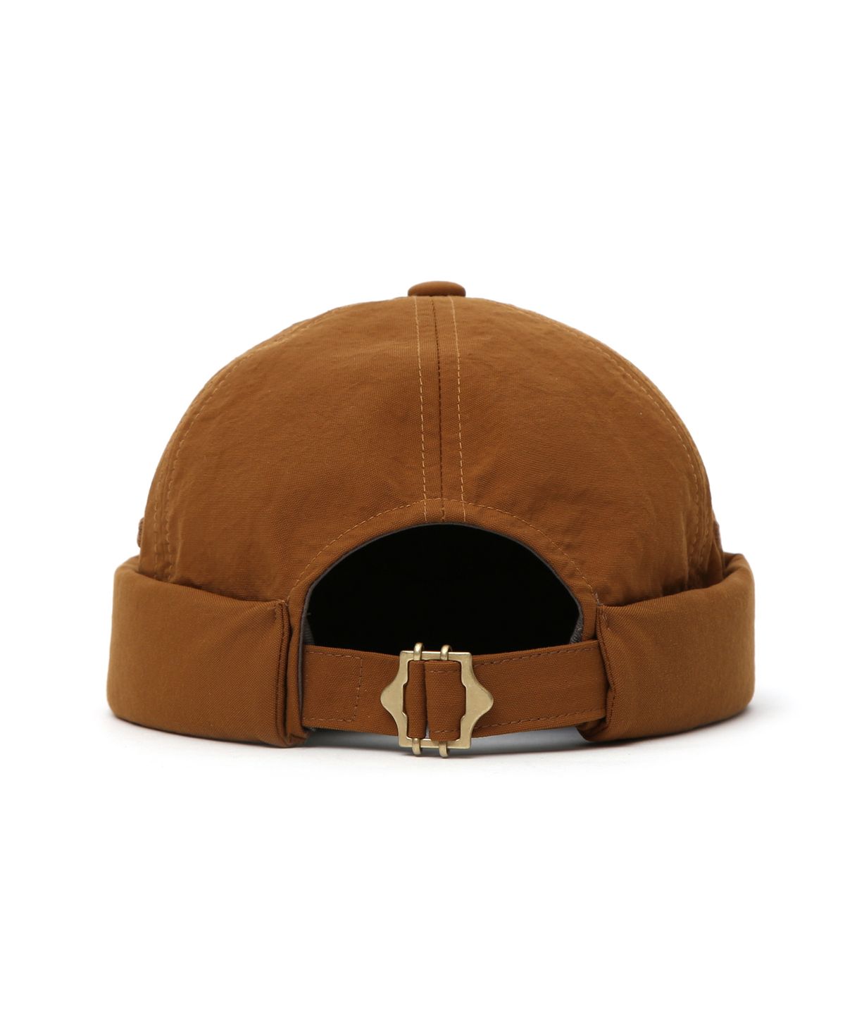 언더컨트롤 스튜디오(UNDERCONTROL STUDIO) 브림리스캡 HALF MOON / WASHED OX NYLON / RED BROWN
