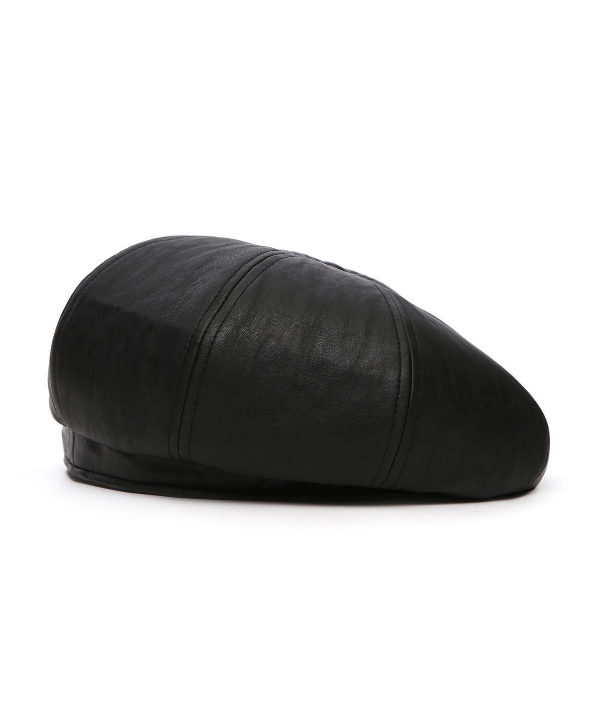 언더컨트롤 스튜디오(UNDERCONTROL STUDIO) 가죽 클래식 베레모 BREAD BERET / LEATHER / M BLACK