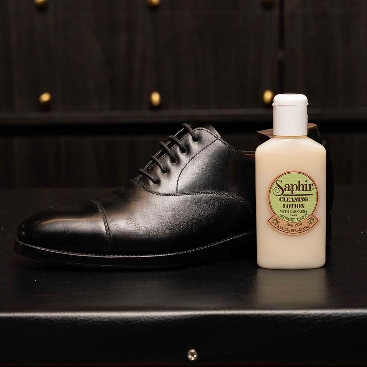 사피르(SAPHIR) 가죽 클리닝 로션 125ml 영양 광택