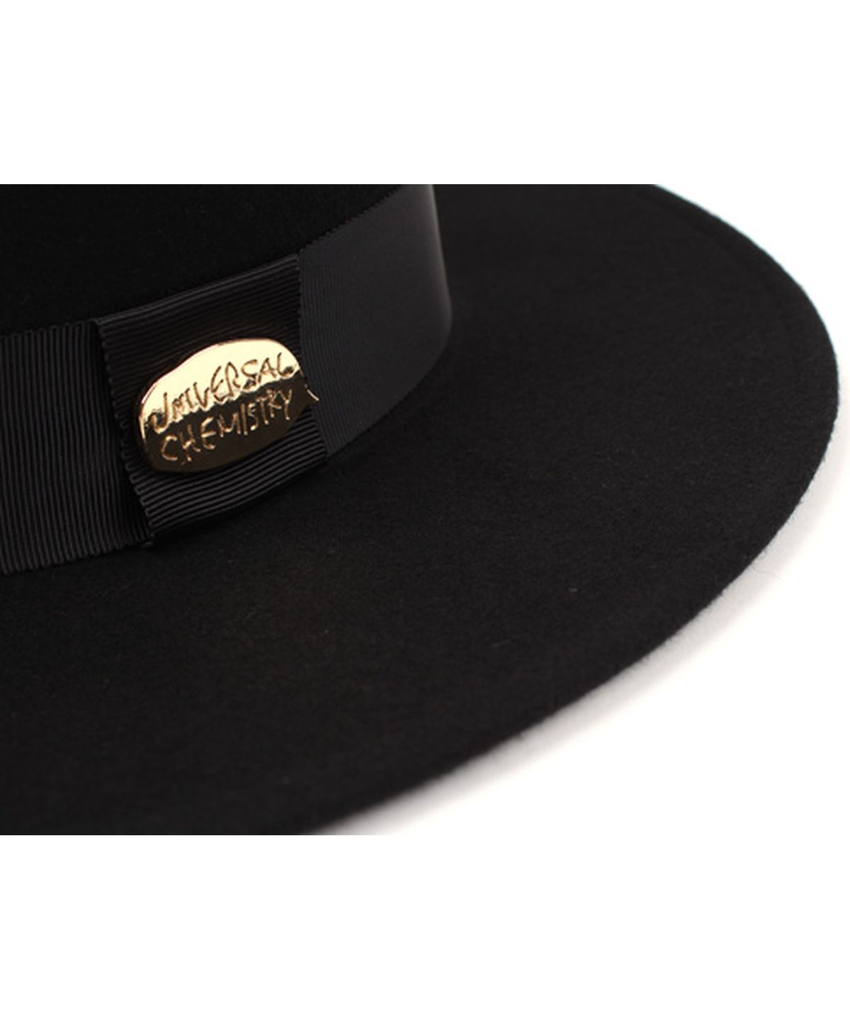 유니버셜 케미스트리(UNIVERSAL CHEMISTRY) Home GD Metal Line Wool BK Fedora 울페도라