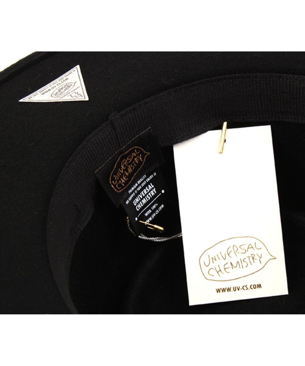 유니버셜 케미스트리(UNIVERSAL CHEMISTRY) Home GD Metal Line Wool BK Fedora 울페도라