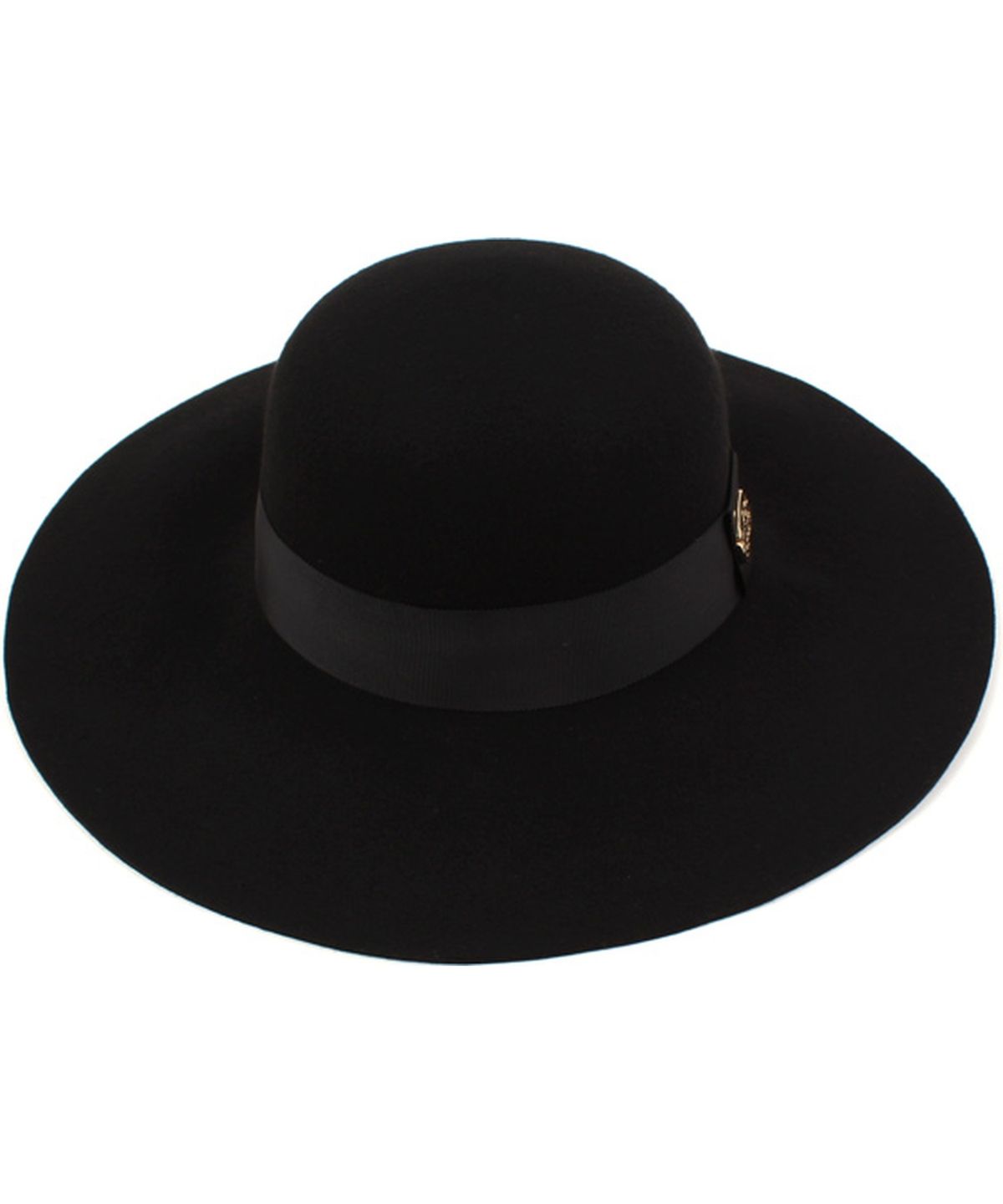 유니버셜 케미스트리(UNIVERSAL CHEMISTRY) Round GD Metal Line Wool BK Fedora 울페도라