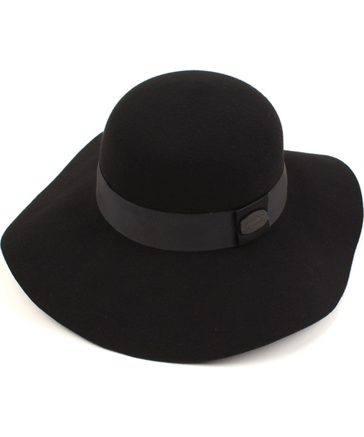 유니버셜 케미스트리(UNIVERSAL CHEMISTRY) Round BK Metal Line Wool BK Fedora 울페도라