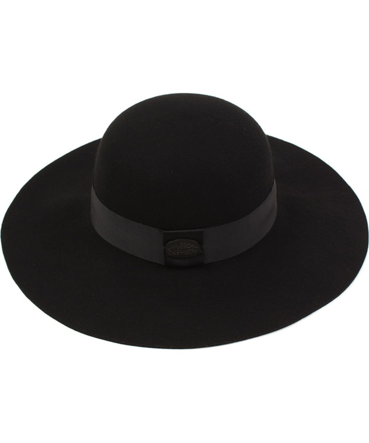 유니버셜 케미스트리(UNIVERSAL CHEMISTRY) Round BK Metal Line Wool BK Fedora 울페도라