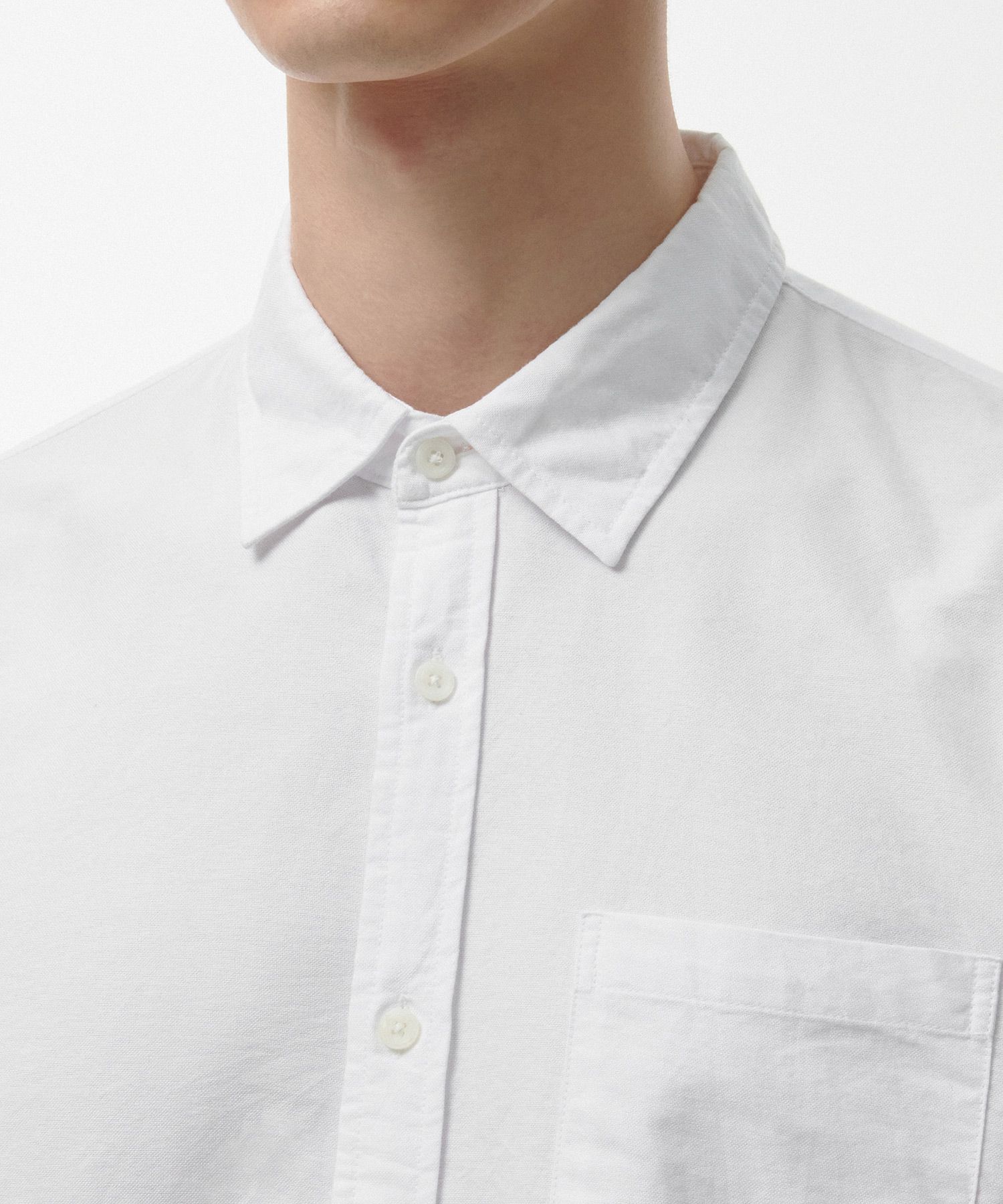 MUSINSA | MUSINSA STANDARD Relax Fit Oxford Shirt [White]