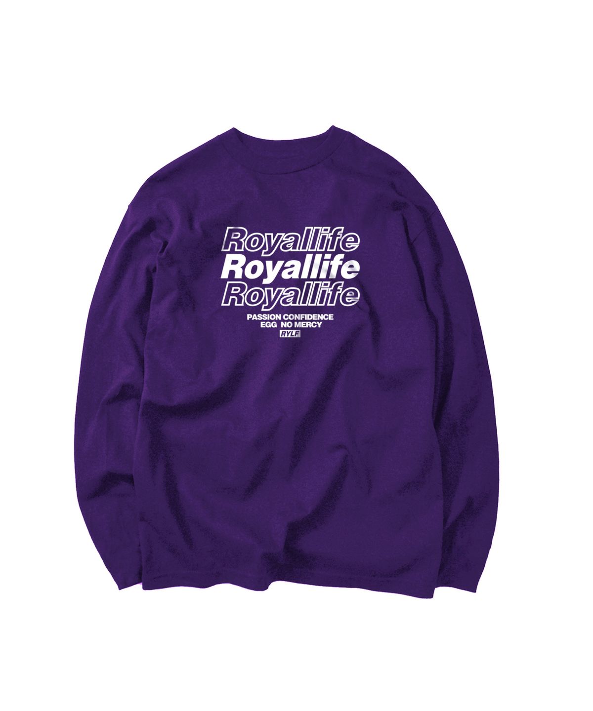로얄라이프(ROYALLIFE) RLL201 멀티로고 롱슬리브 - 퍼플