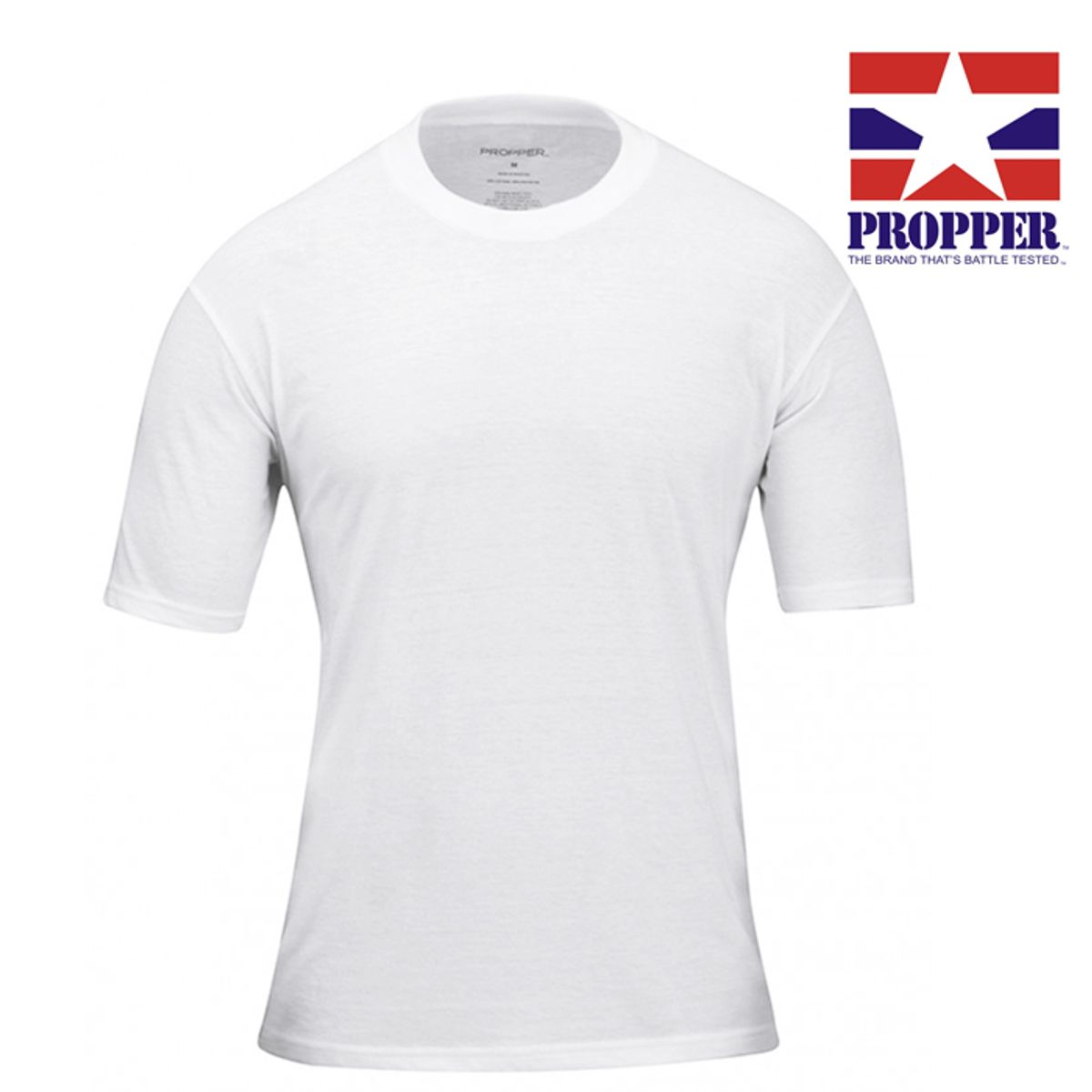 프로퍼(PROPPER) 프로퍼 팩 3 티셔츠 크루 넥 (화이트)