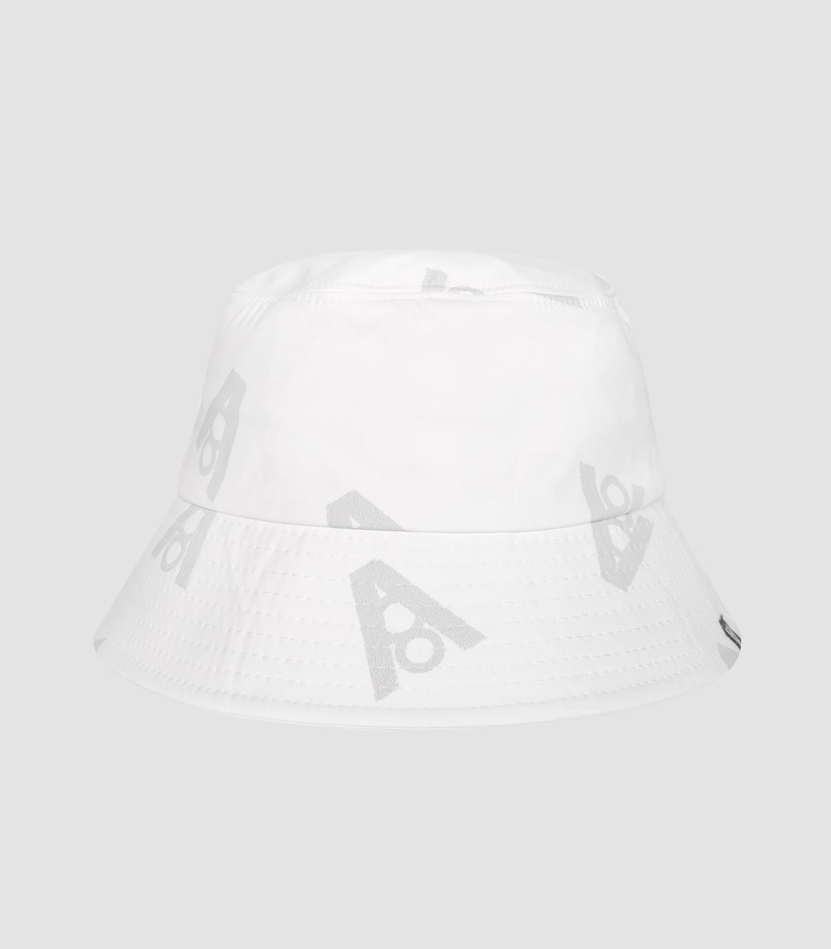 바이브레이트(VIBRATE) LOGO DOT BUCKET HAT (WHITE)