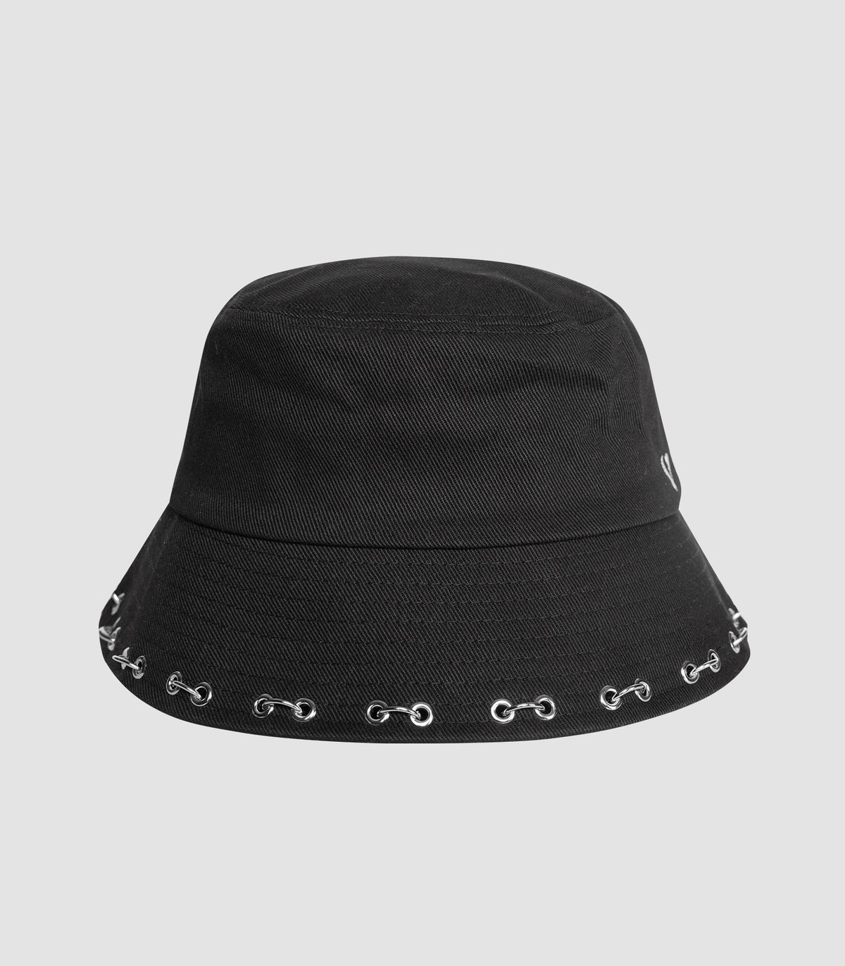 바이브레이트(VIBRATE) PUNCHED PIERCING BUCKET HAT (black)
