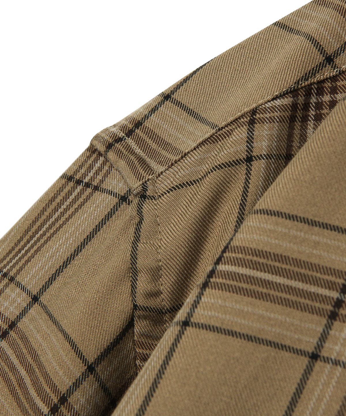 다이아몬드 레이라(DIAMOND LAYLA) Fluff Mood Check shirt S24 Brown