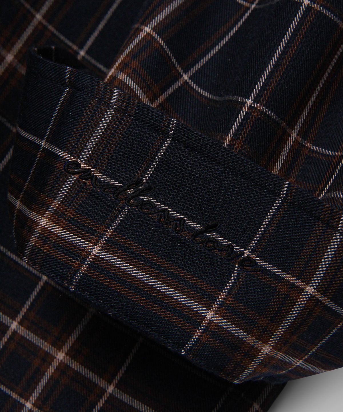 다이아몬드 레이라(DIAMOND LAYLA) Fluff Mood Check shirt S24 Navy