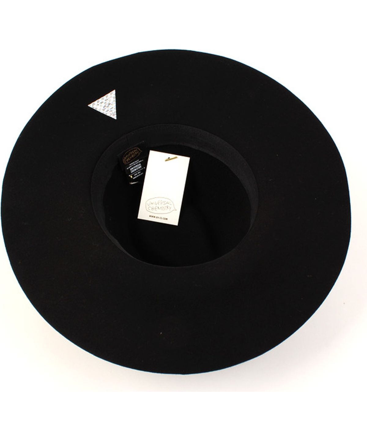 유니버셜 케미스트리(UNIVERSAL CHEMISTRY) GD Metal Line Wool Long BK Fedora 울페도라