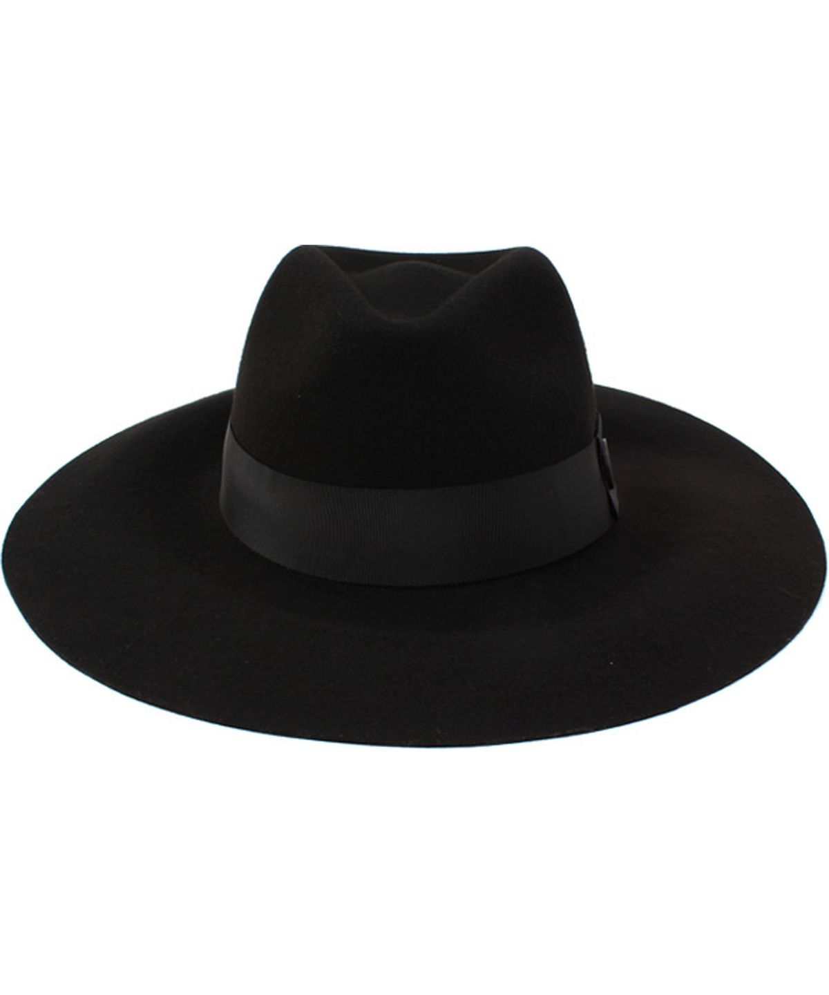 유니버셜 케미스트리(UNIVERSAL CHEMISTRY) BK Metal Line Wool Long BK Fedora 울페도라
