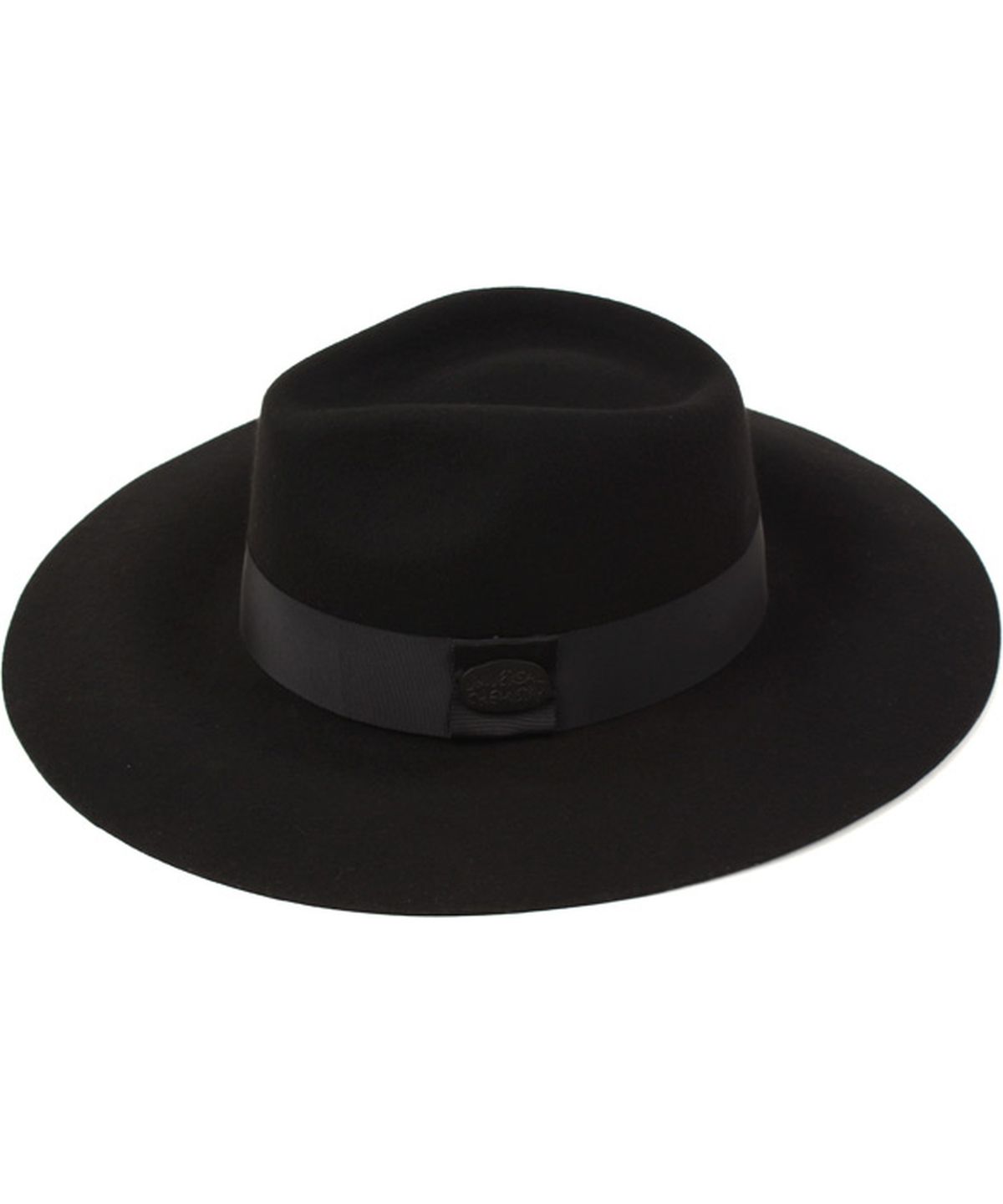 유니버셜 케미스트리(UNIVERSAL CHEMISTRY) BK Metal Line Wool Long BK Fedora 울페도라