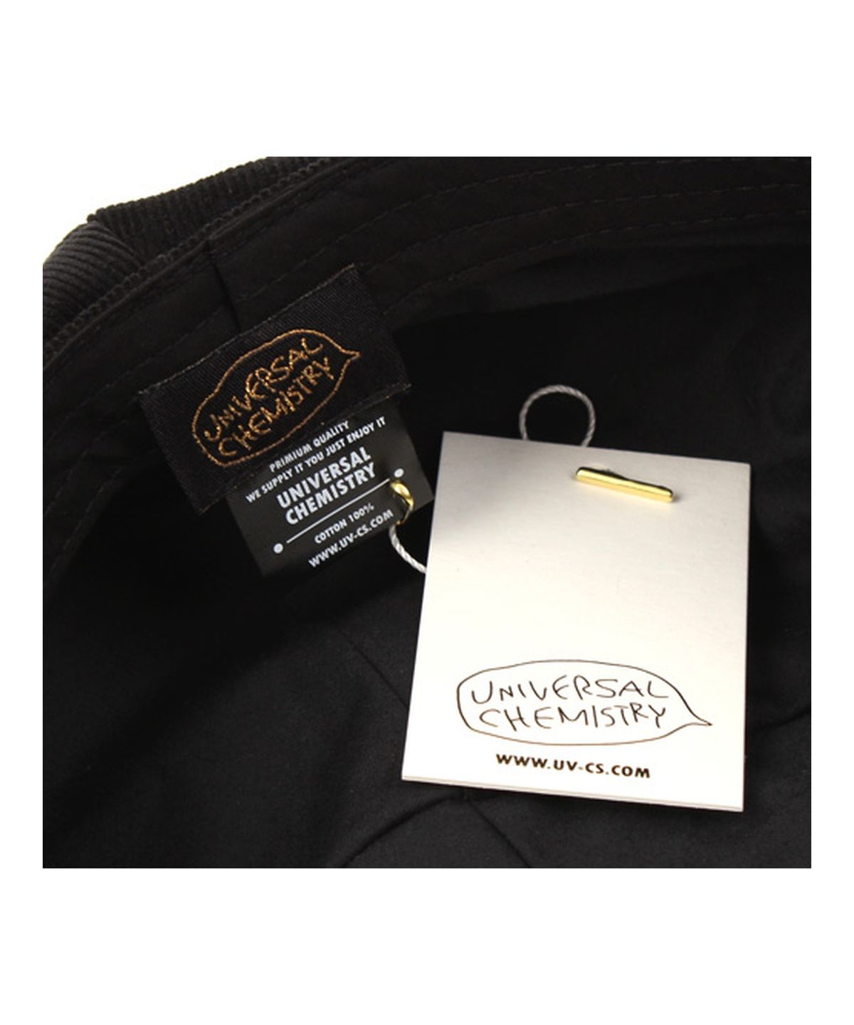 유니버셜 케미스트리(UNIVERSAL CHEMISTRY) Corduroy Black Newsboy Cap 코듀로이 뉴스보이캡