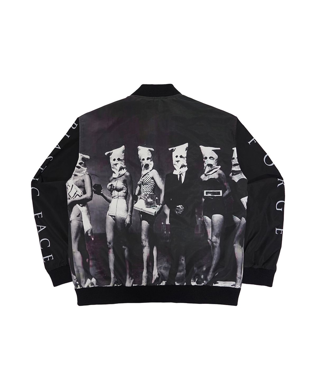 아임낫어휴먼비잉(I AM NOT A HUMAN BEING) PLASTIC FACE BLOUSON JACKET - O/C