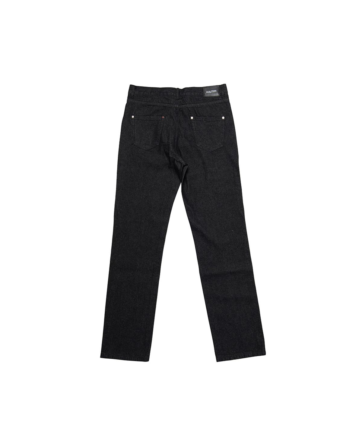 아임낫어휴먼비잉(I AM NOT A HUMAN BEING) PLASTIC FACE PATCHED DENIM PANTS - O/C