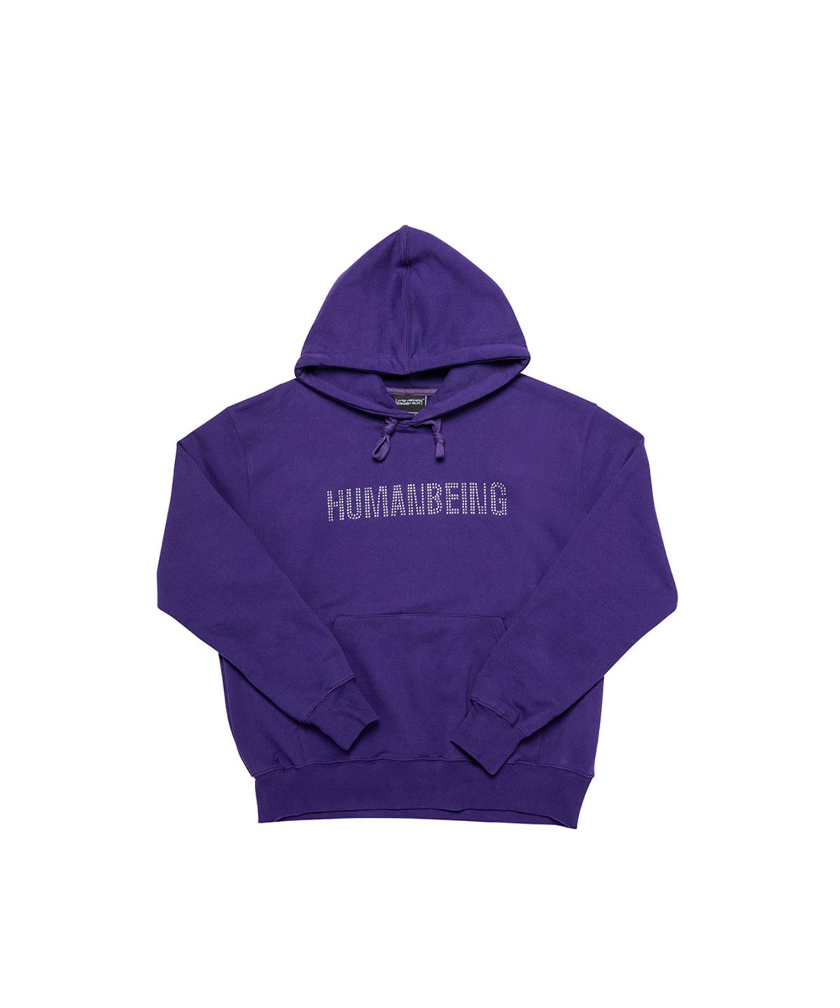 아임낫어휴먼비잉(I AM NOT A HUMAN BEING) HUMANBEING RHINESTONE HOODIE - PURPLE