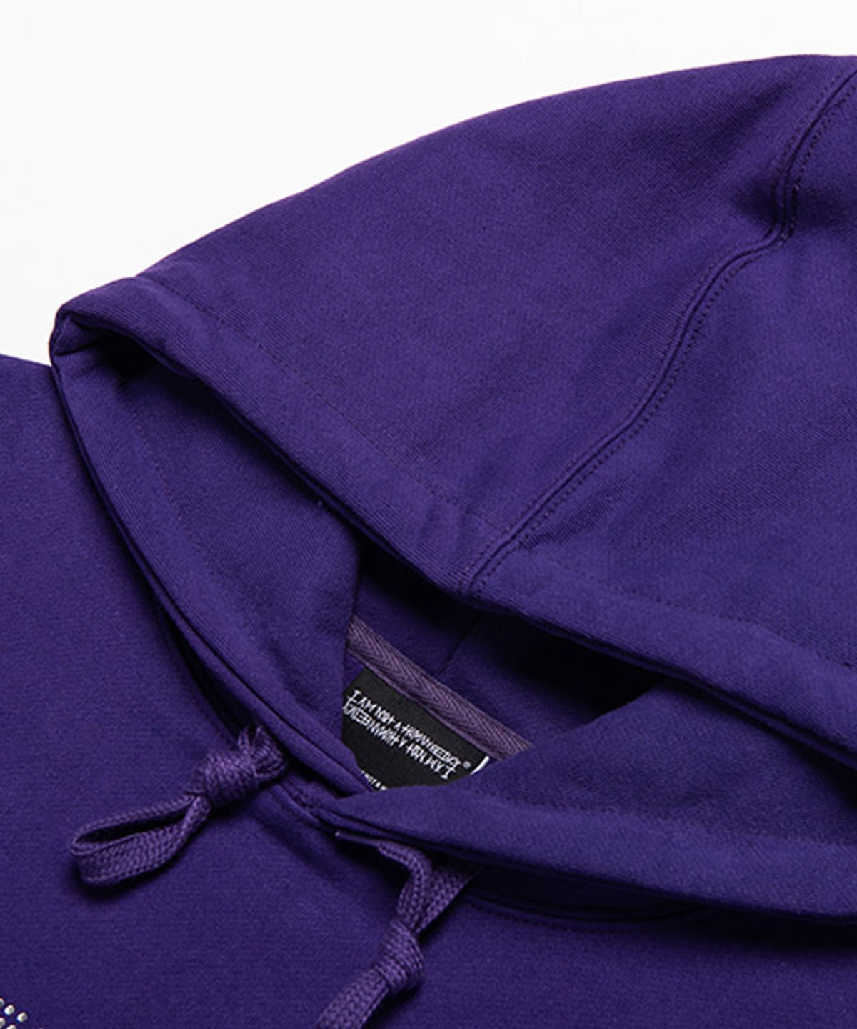 아임낫어휴먼비잉(I AM NOT A HUMAN BEING) HUMANBEING RHINESTONE HOODIE - PURPLE