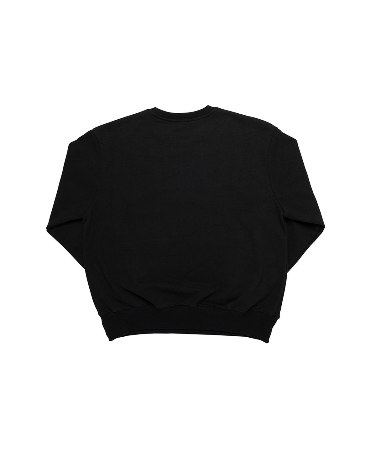 아임낫어휴먼비잉(I AM NOT A HUMAN BEING) HUMANBEING RHINESTONE CREWNECK SWEATSHIRTS - BLACK