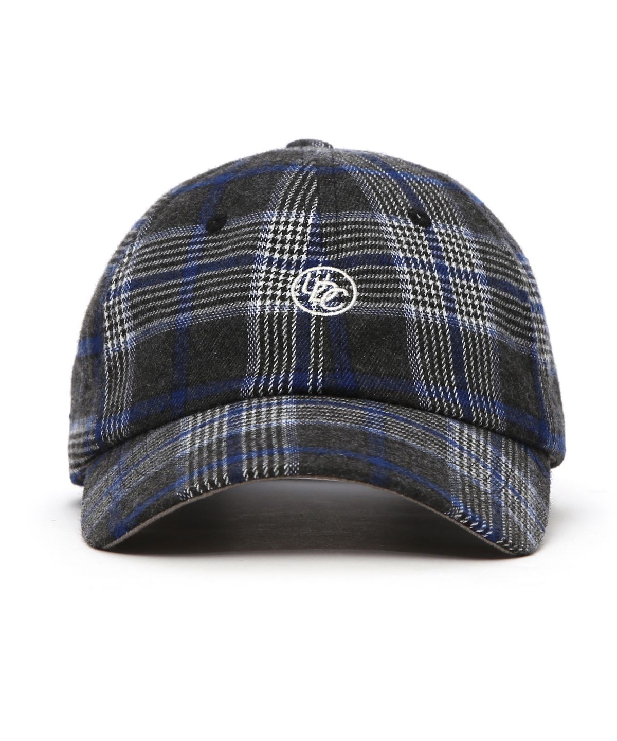 언더컨트롤(UNDERCONTROL) 로고 체크 볼캡 UNION UDC / AUTHENTIC B B / NAVY TARTAN