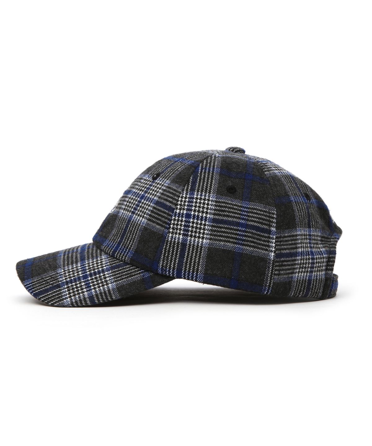 언더컨트롤(UNDERCONTROL) 로고 체크 볼캡 UNION UDC / AUTHENTIC B B / NAVY TARTAN