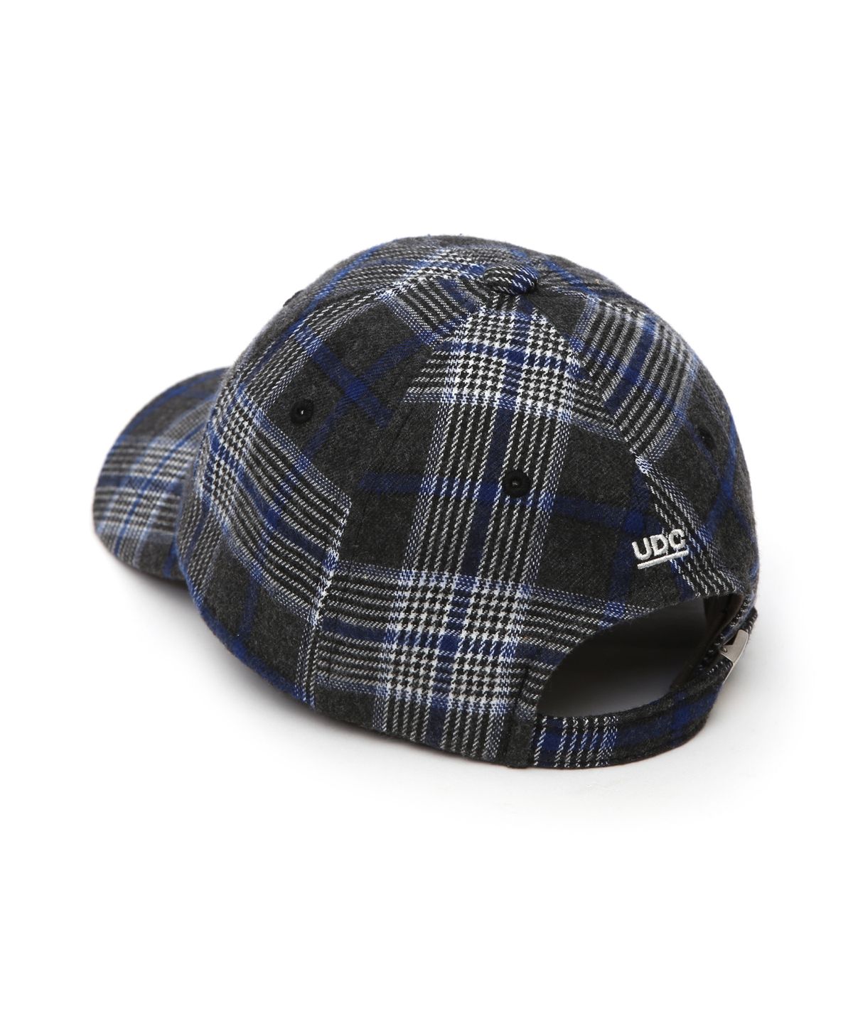 언더컨트롤(UNDERCONTROL) 로고 체크 볼캡 UNION UDC / AUTHENTIC B B / NAVY TARTAN