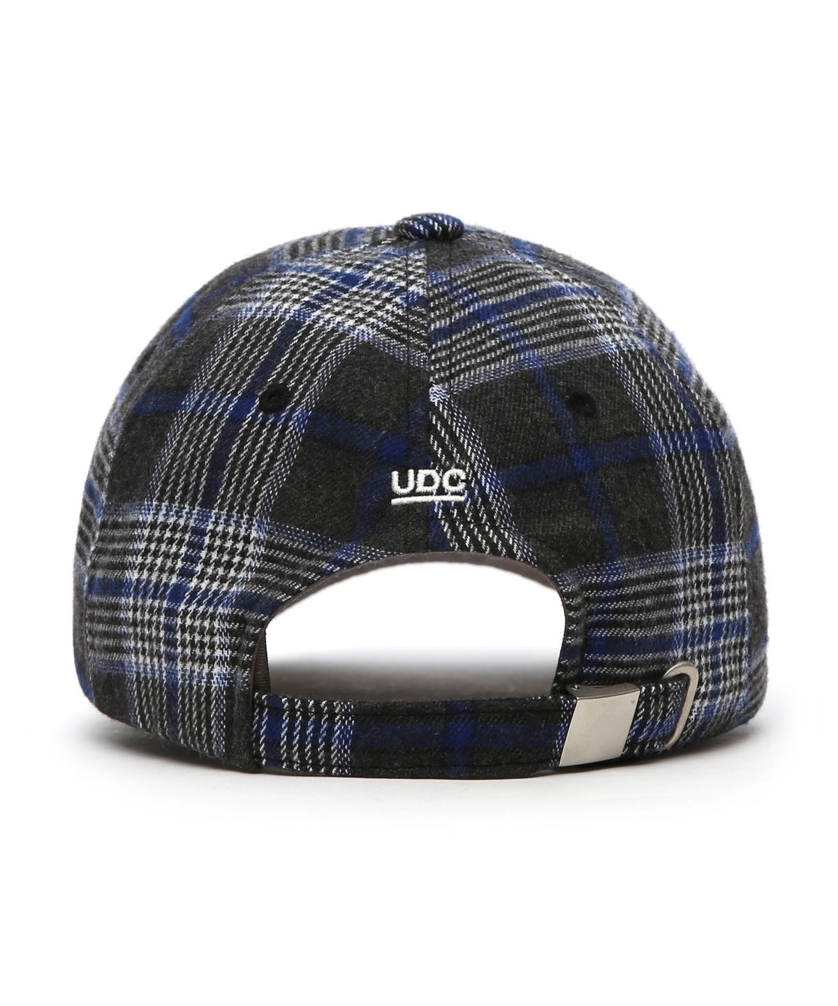 언더컨트롤(UNDERCONTROL) 로고 체크 볼캡 UNION UDC / AUTHENTIC B B / NAVY TARTAN