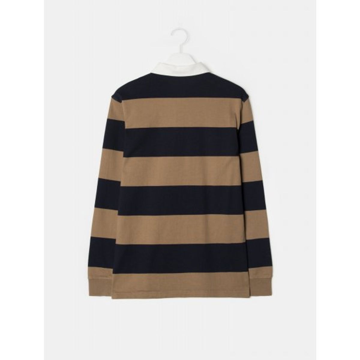 빈폴 멘(BEANPOLE MEN) 네이비 스트라이프 럭비 티셔츠 (BC8841C22R)