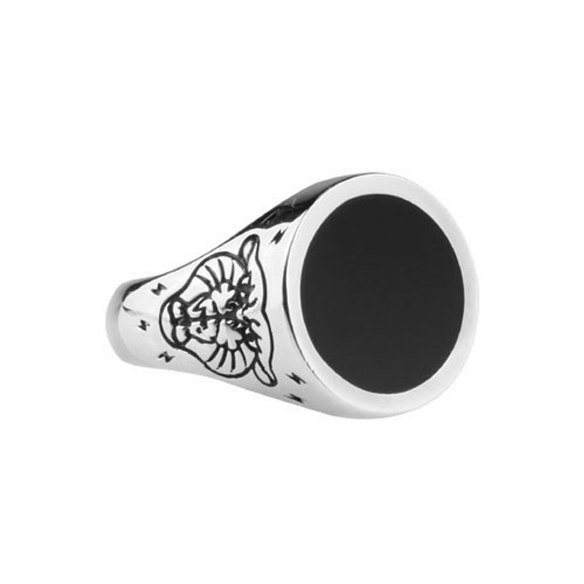 어나니머스아티즌(ANONYMOUS ARTISAN) Panther Flower Onyx Ring