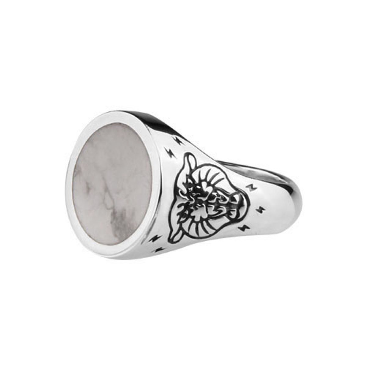 어나니머스아티즌(ANONYMOUS ARTISAN) Panther Flower Houllite Ring