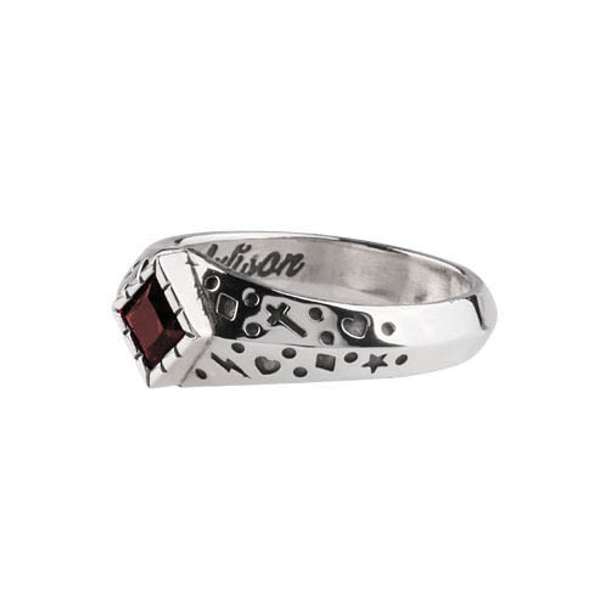 어나니머스아티즌(ANONYMOUS ARTISAN) Oldschool Dot Ring 1 -red