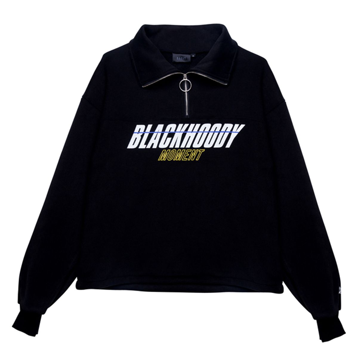 블랙후디(BLACK HOODY) CROSSWISE MOMENT ANORAK BLACK