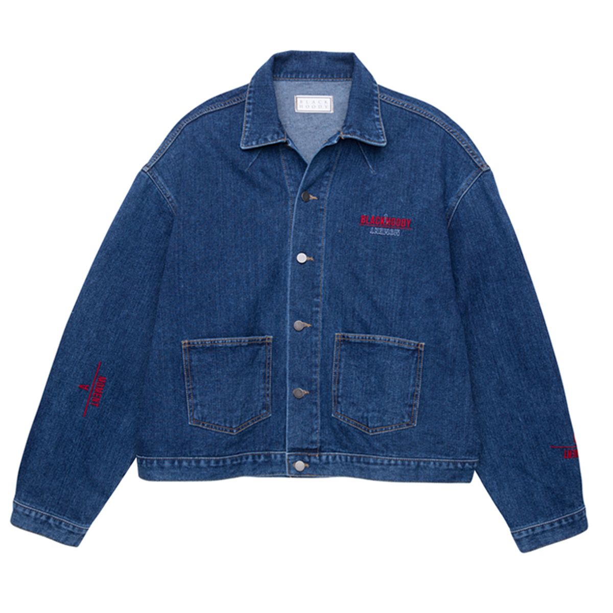 블랙후디(BLACK HOODY) A MOMENT DENIM TRUCKER JACKET BLUE