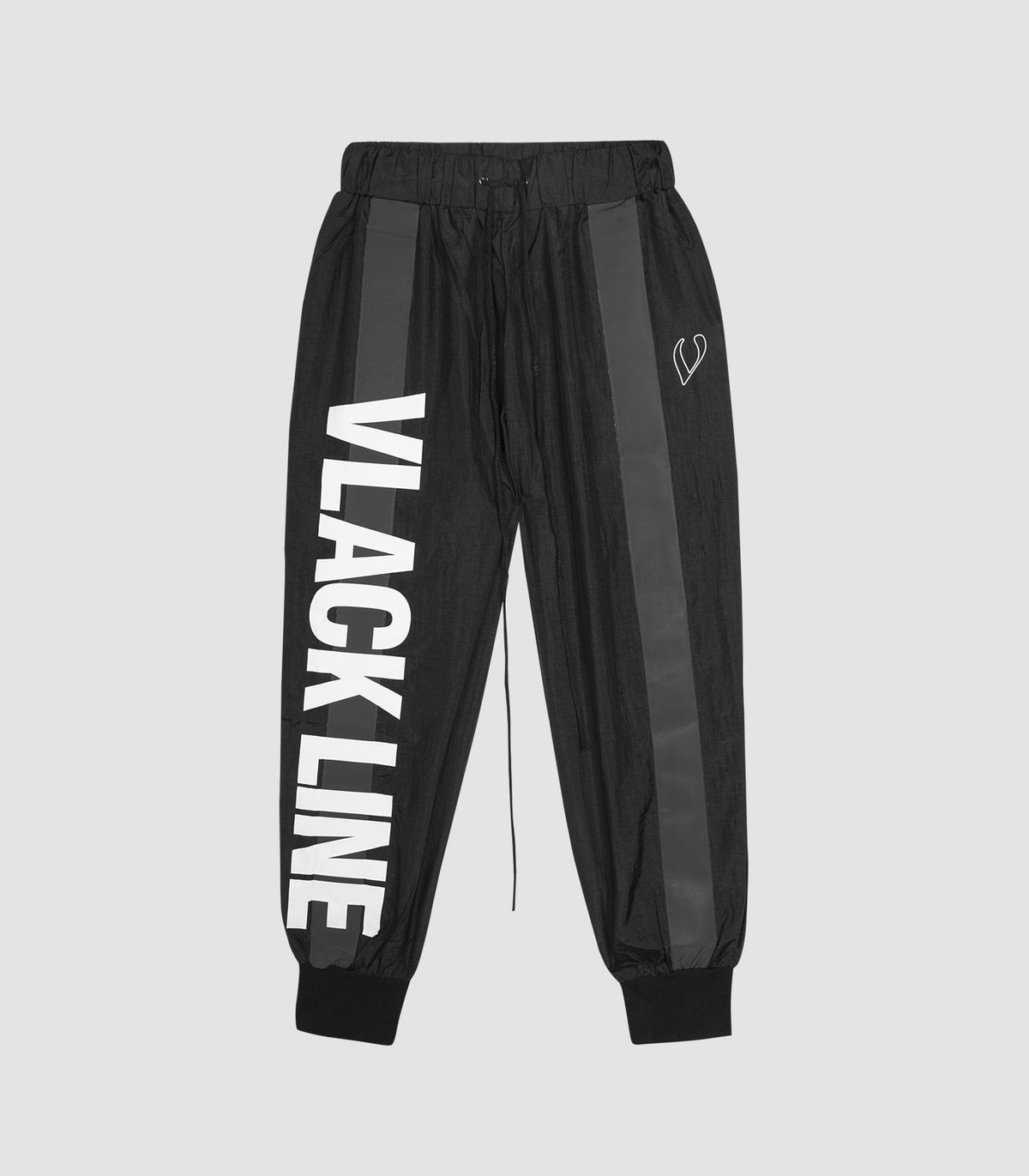 바이브레이트(VIBRATE) SCOTCH LINE JOGGER PANTS (BLACK)
