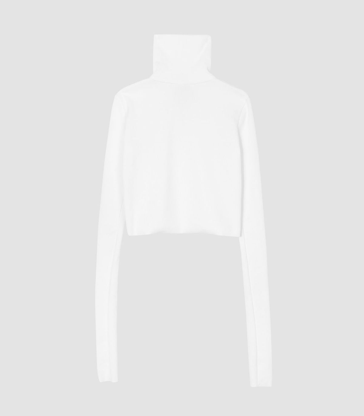 바이브레이트(VIBRATE) VLACK LINE - HIGHNECK ZIP TOP NO.1 (WHITE)