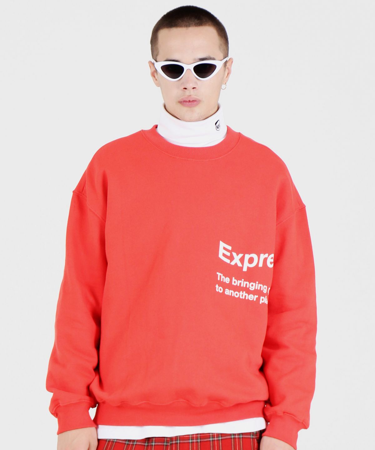 피피피(P.P.P) EXPRESS SYMBOL SWEAT SHIRTS (RED)