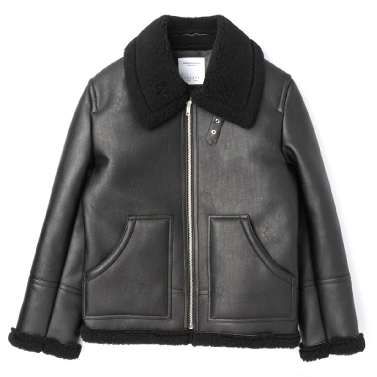 로케이트(LOCATE) silian mouton bomber jacket