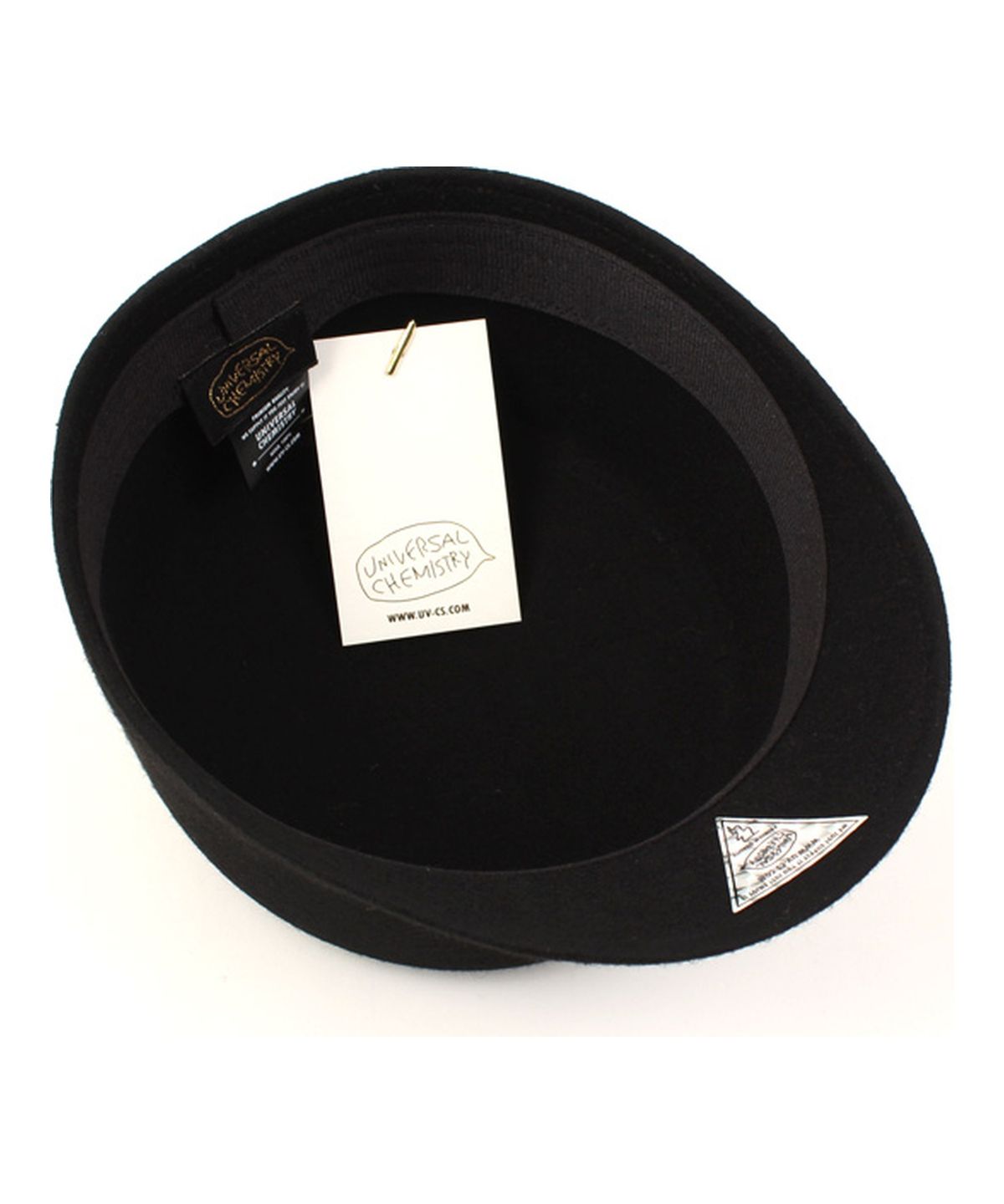 유니버셜 케미스트리(UNIVERSAL CHEMISTRY) Wool Black Riding Cap 승마모자