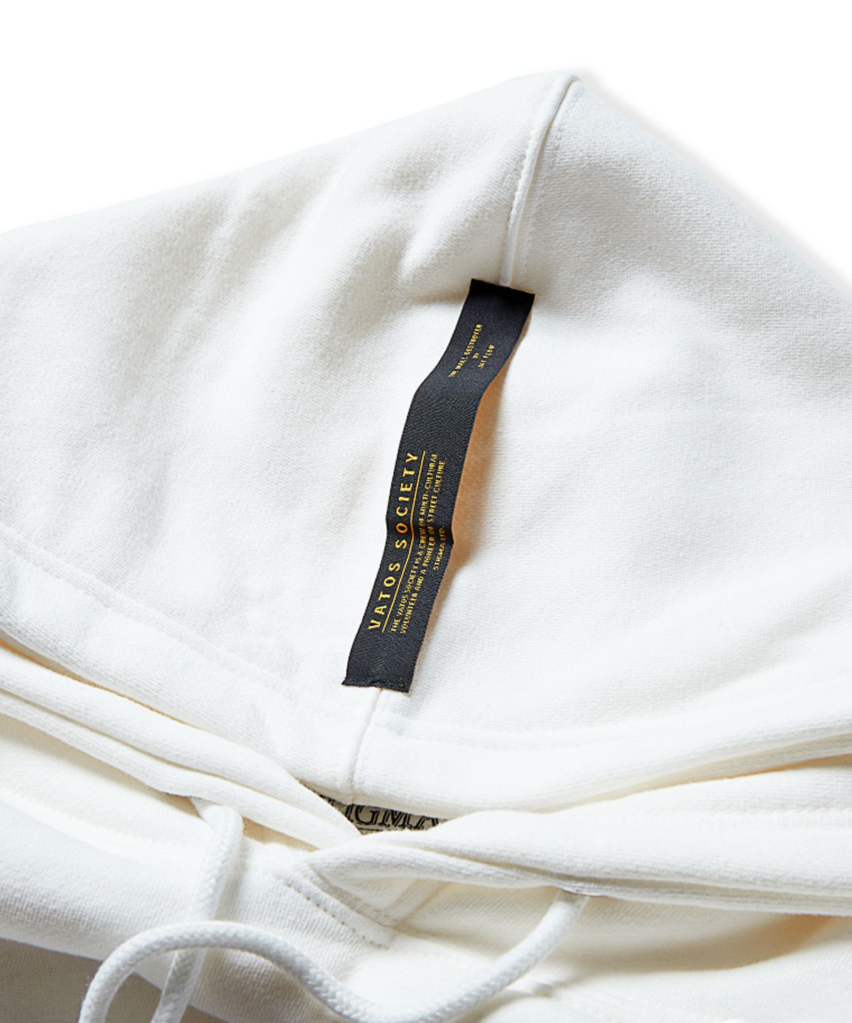 스티그마(STIGMA) EMB COMPTON BEAR OVERSIZED HEAVY SWEAT HOODIE WHITE