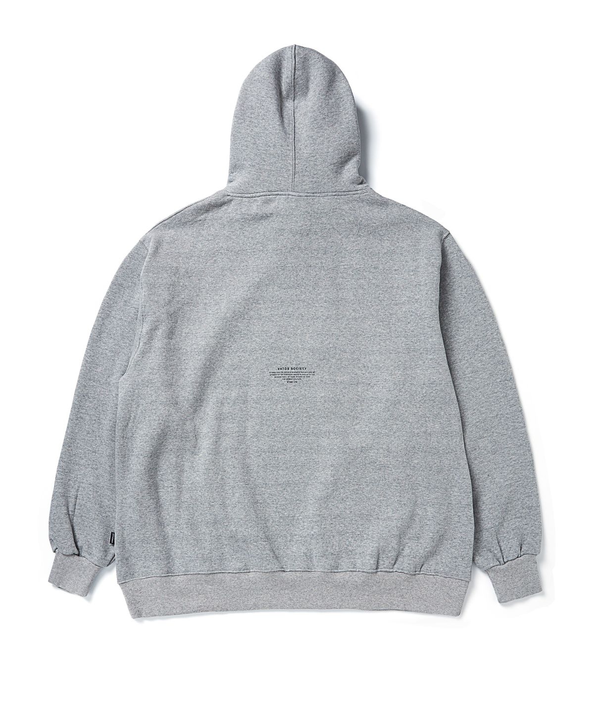 스티그마(STIGMA) EMB COMPTON BEAR OVERSIZED HEAVY SWEAT HOODIE GREY