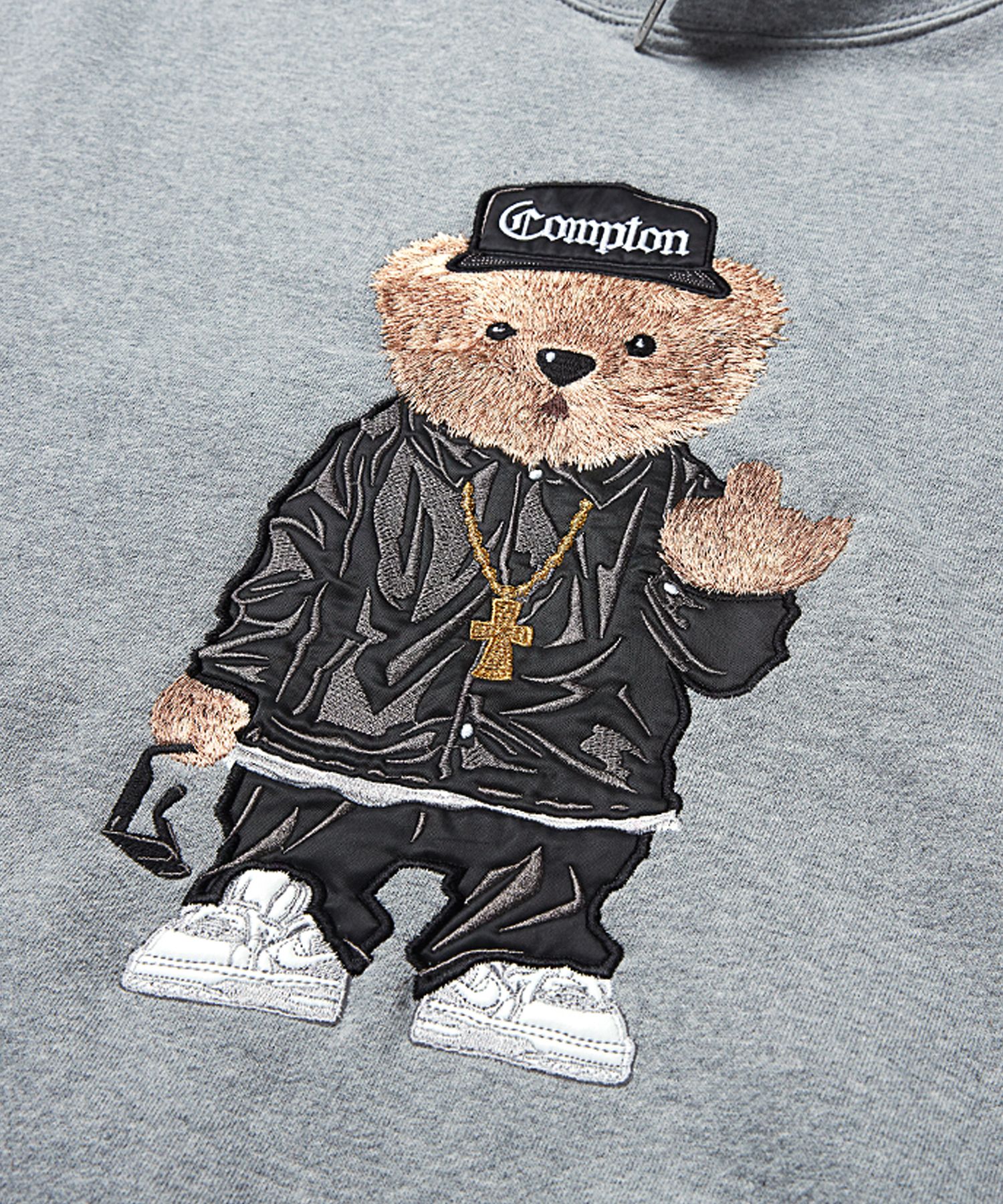 [ STIGMA ]★EMB COMPTON BEAR OVERSIZED HEAVY SWEAT HOODIE MUSINSA | STIGMA EMB COMPTON BEAR OVERSIZED HEAVY SWEAT