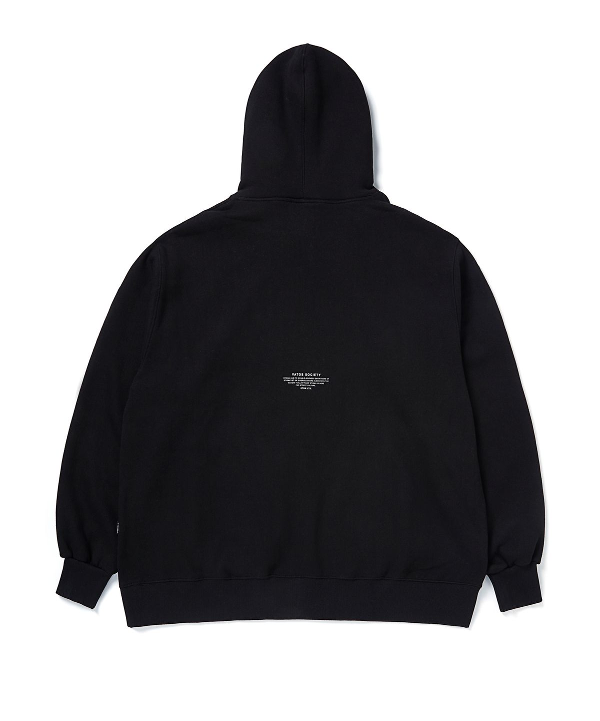 스티그마(STIGMA) EMB COMPTON BEAR OVERSIZED HEAVY SWEAT HOODIE BLACK