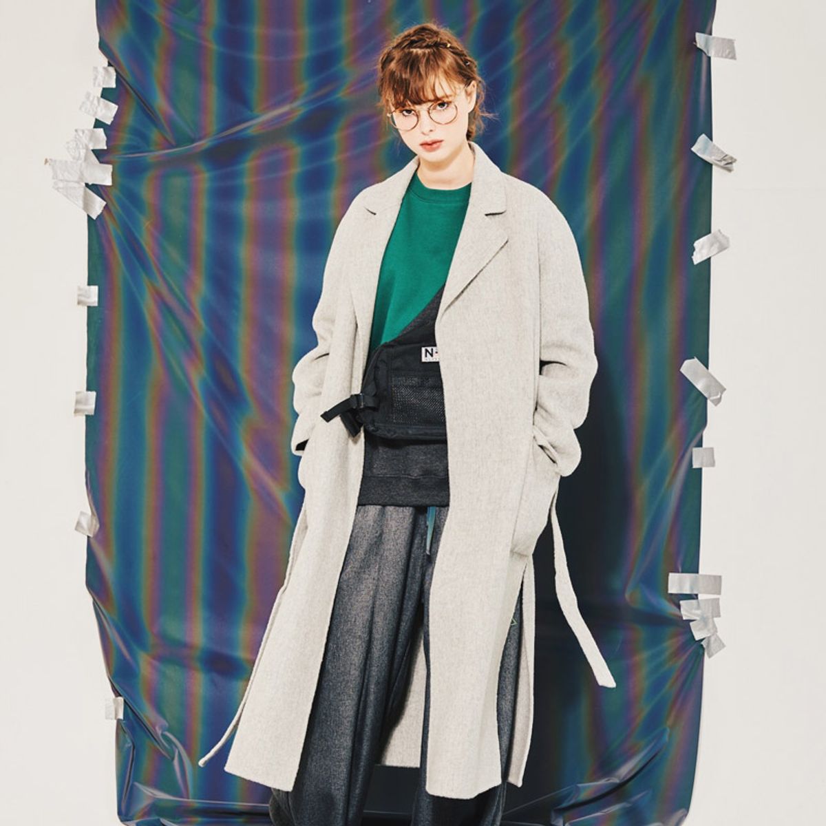 엔오티(NOT) OVERSIZED SINGLE HANDMADE COAT