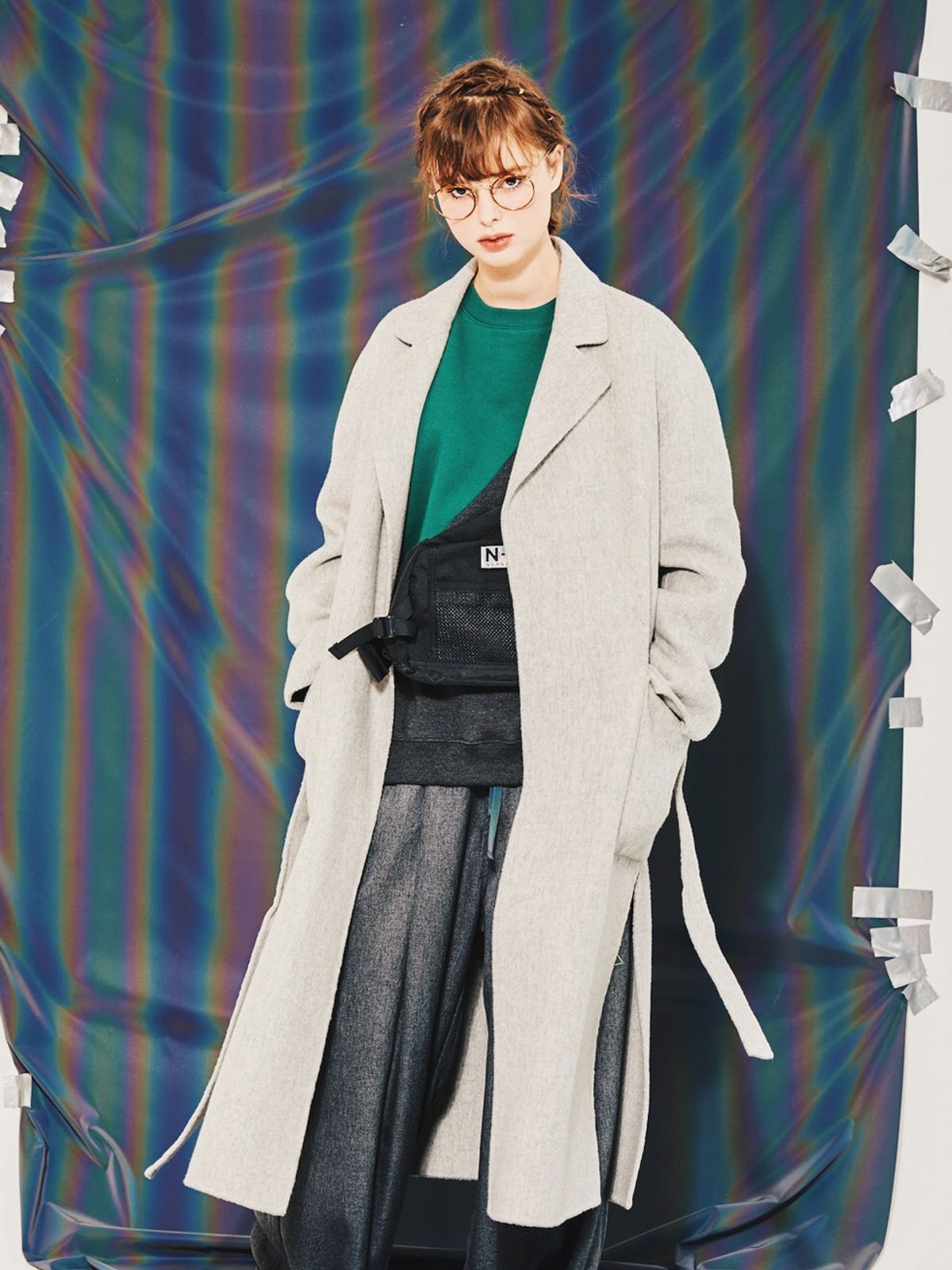 엔오티(NOT) OVERSIZED SINGLE HANDMADE COAT