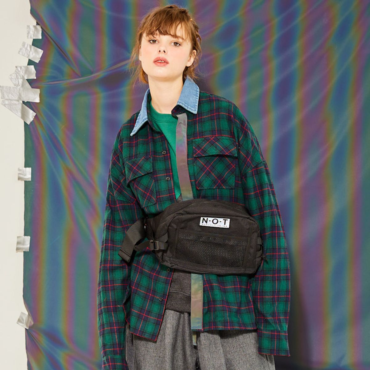 엔오티(NOT) CHECK TARTAN SHIRTS
